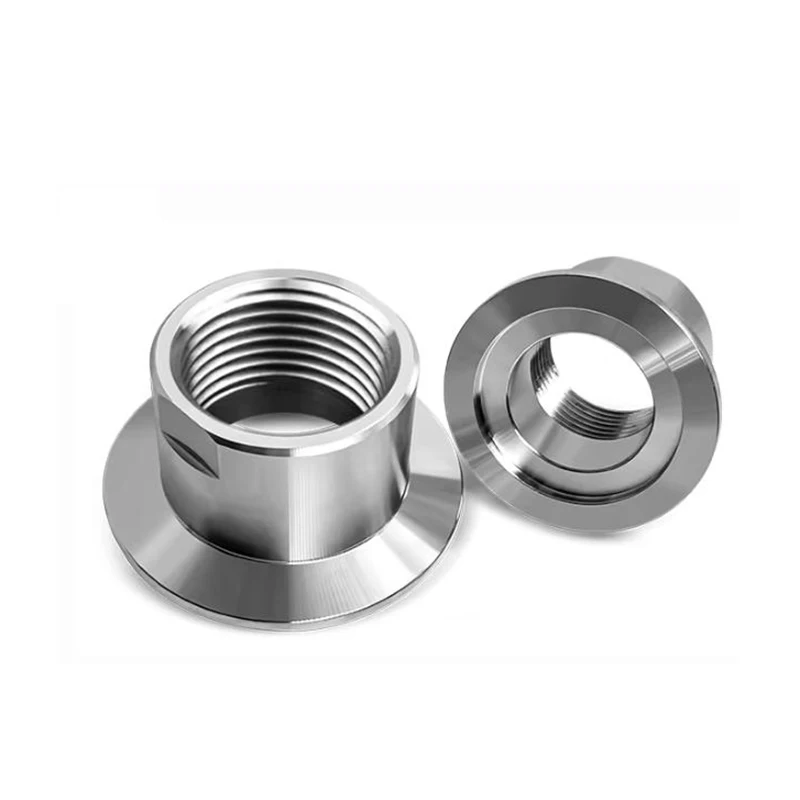 SS304 Stainless Steel PT Vacuum Flange Joint - KF16-50 1/8