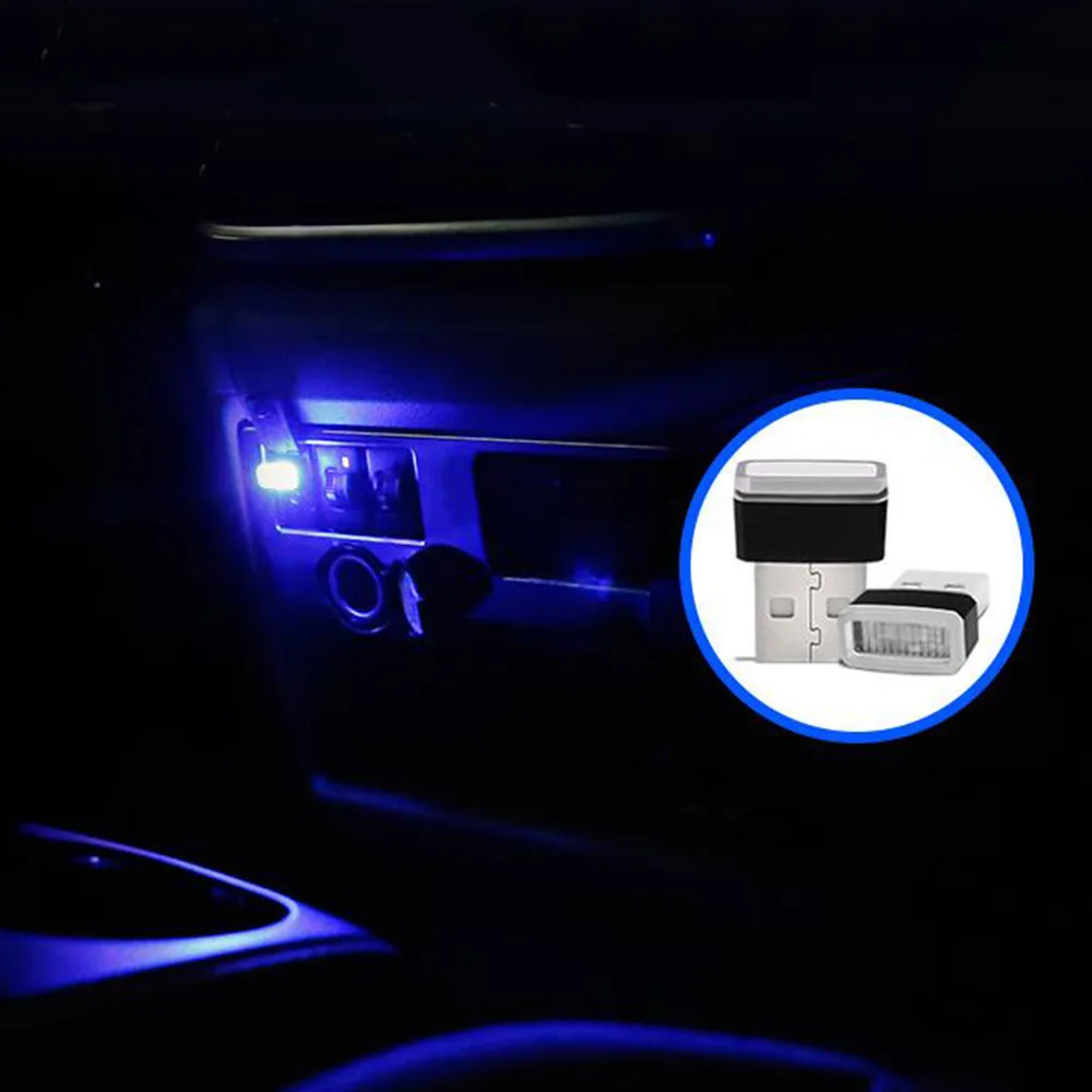 Mini USB LED Car Interior Atmosphere Light Lamp For Skoda VRS Octavia Kamiq Kodiaq Karoq RS Superb Fabia Rapid Favorit