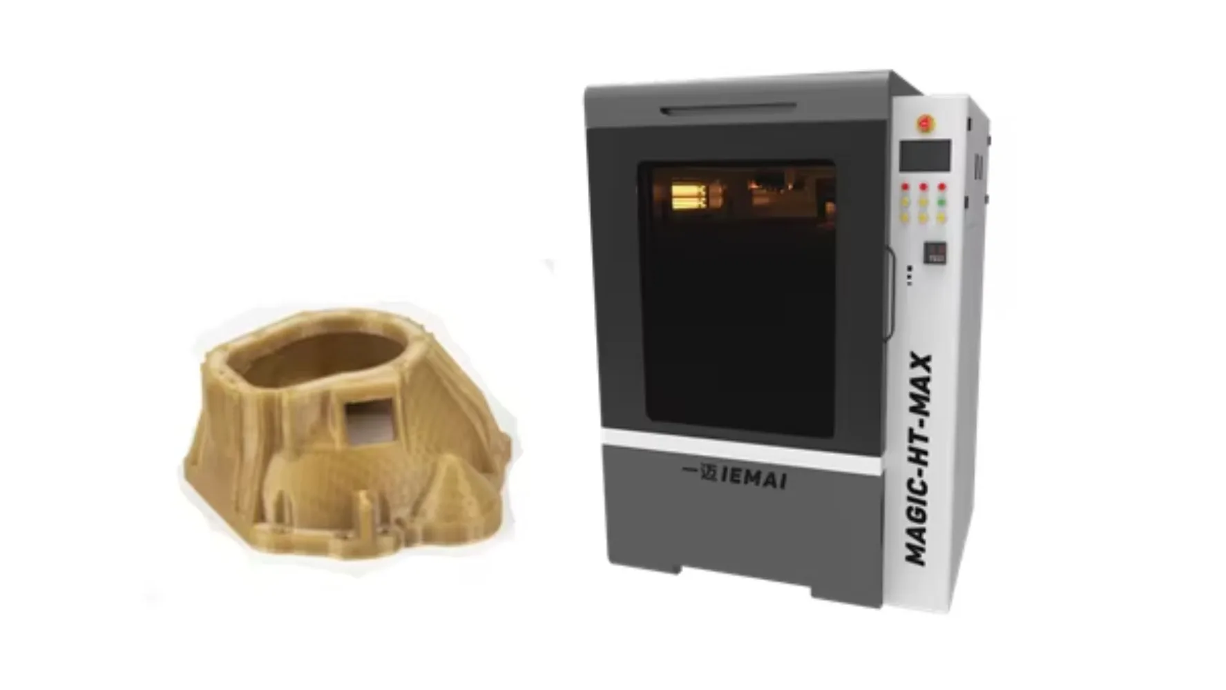 Professional Industrial Grade High Temperature 3D Printer 500 Degree with 7 Inch Touch Screen