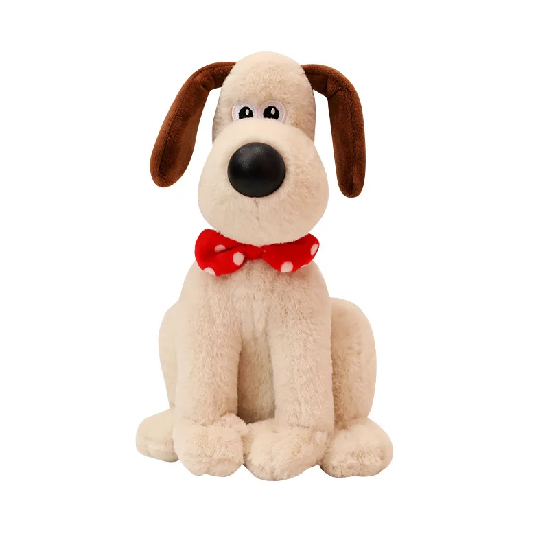 Fabrikant Nieuwe Groothandel Schoolhoofd Hond Pop Bowtie Hond Verjaardagscadeau Home Decoratie Korte Pluche Dier Pop Kinderen Speelgoed