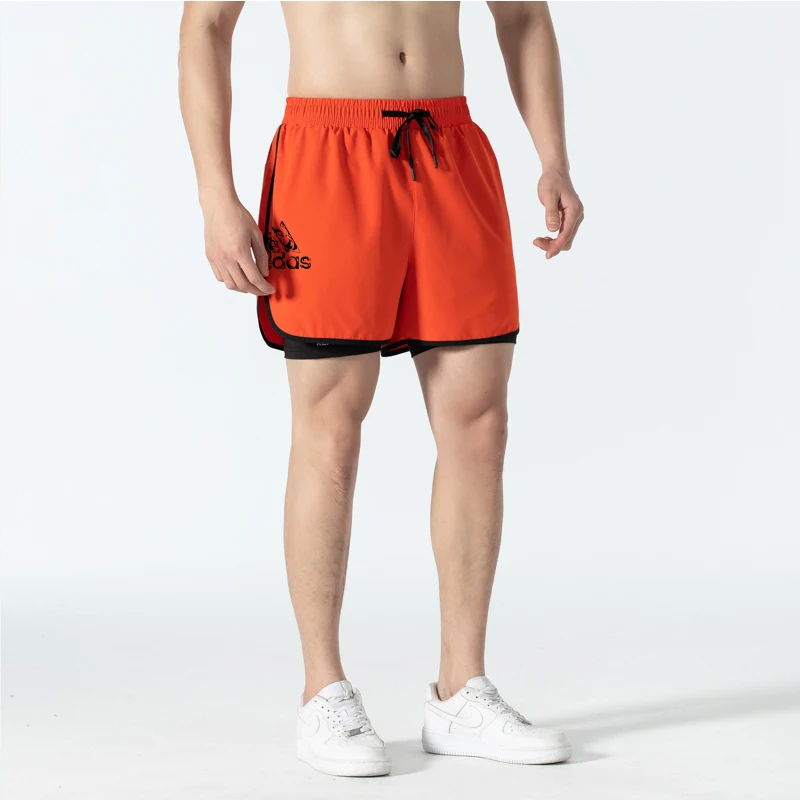 2024 Summer New Sports Shorts for Men\'s Outdoor Running Quick Drying Breathable Shorts for Men\'s Leisure Elastic 3/4 Pants