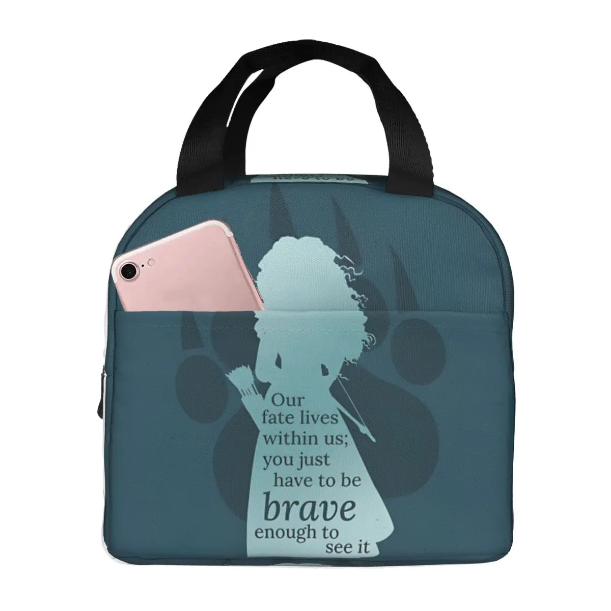 

Work Merida Large Capacity Ice Pack Disney Brave Food Box Teenager Hand Bag