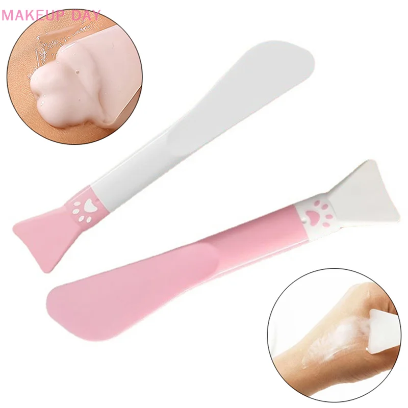 1Pc Professional Double Head Makeup Brushes Face Mask Brush Silicone Gel DIY Cosmetic Beauty Tools