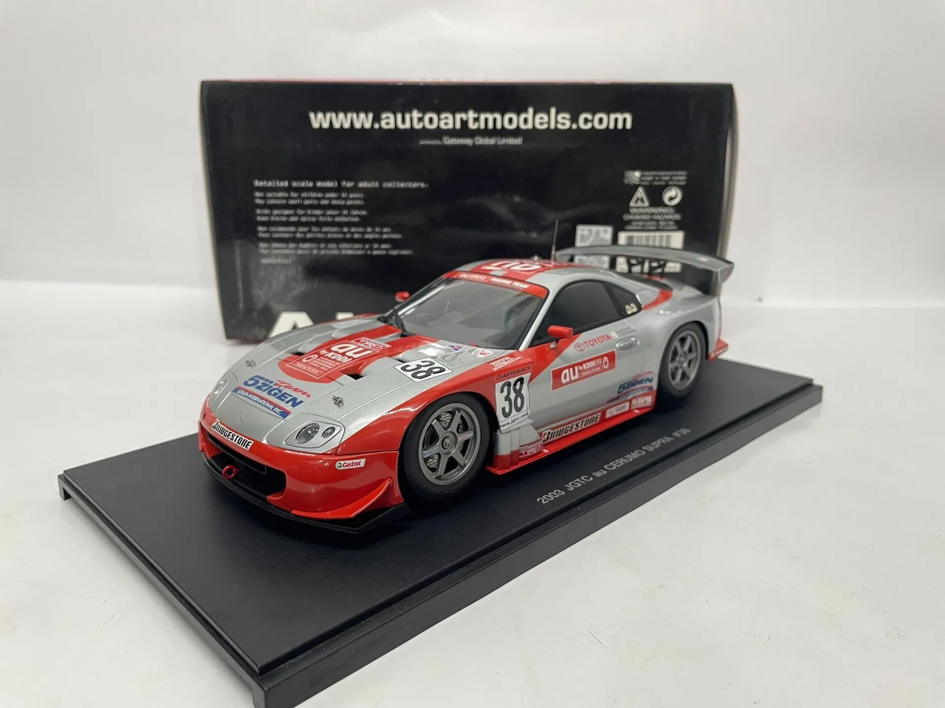 

Autoart 1:18 Supra JGTC 2003 #38 Simulation Limited Edition All Open Alloy Metal Static Car Model Toy Gift