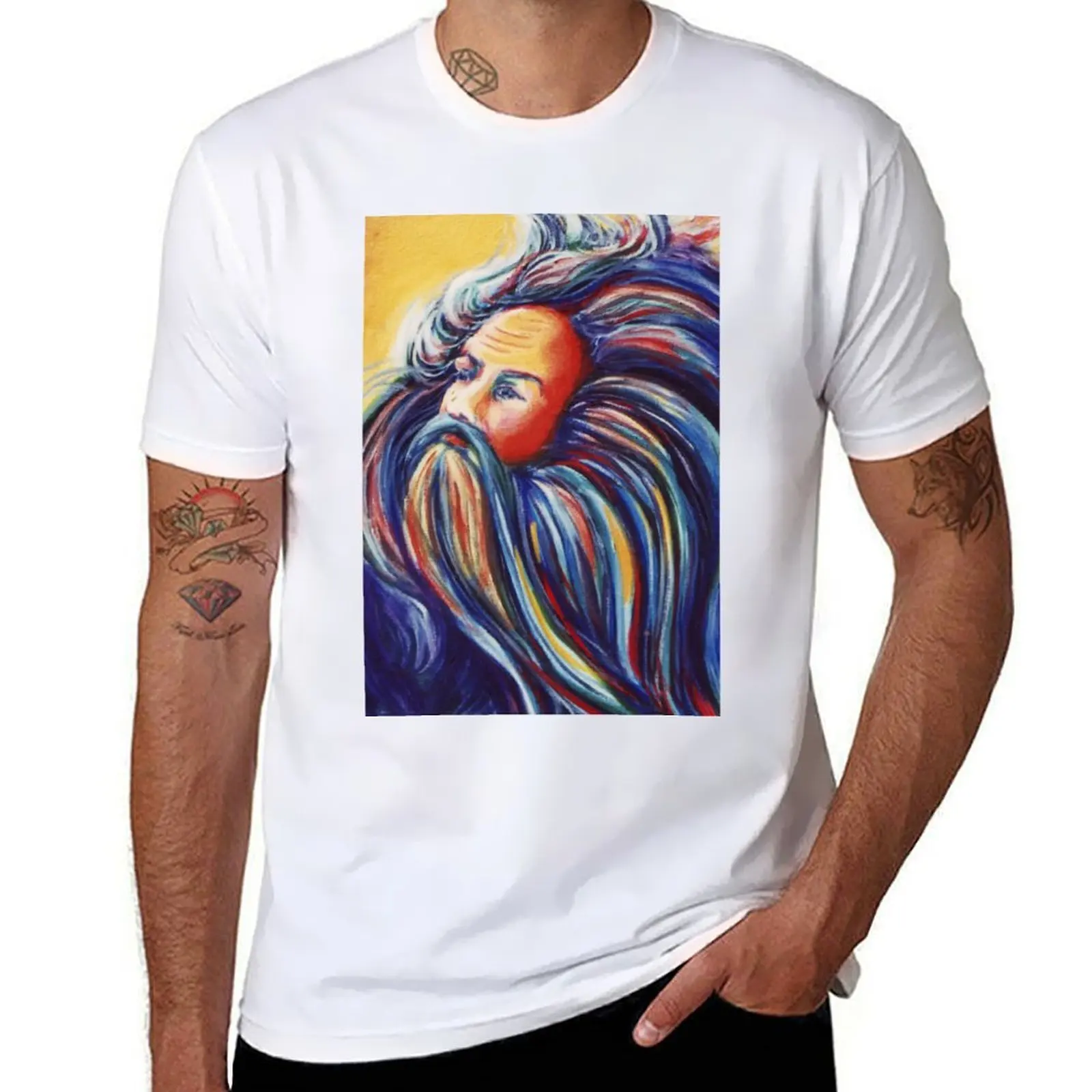 

Father Time T-Shirt man tshirt cotton t shirts high quality T-Shirt