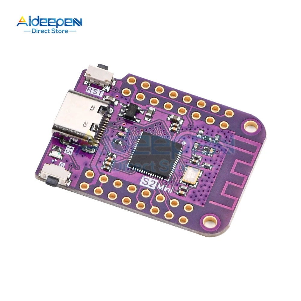 ESP32 S2 Mini WiFi Board Based ESP32-S2FN4R2 ESP32-S2 4MB Flash Type-C เชื่อมต่อใช้งานร่วมกับ MicroPython