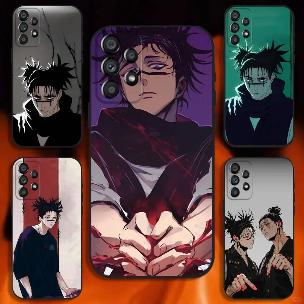 

Choso Jujutsu Kaisen Anime Phone Case For Samsung Galaxy A20,A21s,A22,A31,A32,A52,A53,A72,73,A80 Soft Black Cover