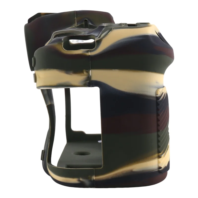 HFES SLR-Kameratasche, geeignet für Canon EOS R7 Kamera, Silikonhülle, R7 SLR-Kamera-Schutzhülle, Camouflage