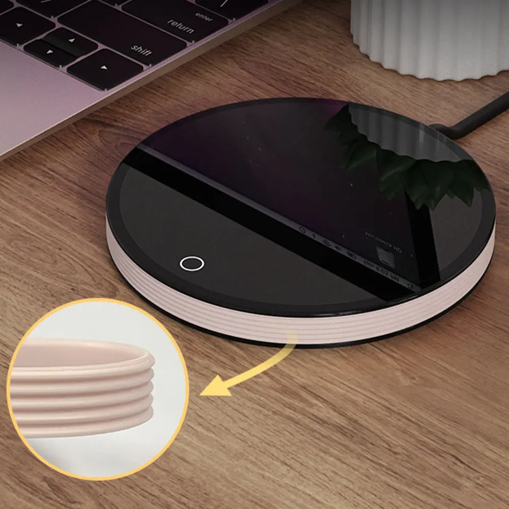 

Нагреватель для чашек Delicate Cup Heater: сохраняет напитки теплыми в течение всего дня, идеально подходит для кофе и чая дома или в офисе, удобное устройство для подогрева чашек.