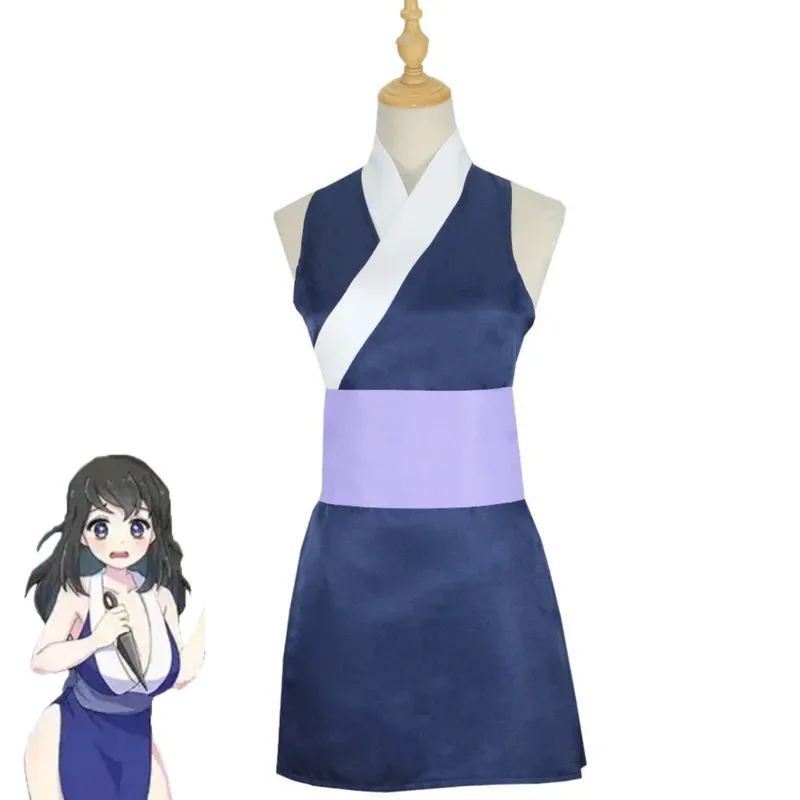 애니메이션 우즈이 텐겐 아내 스마 히나츠루 마키오 코스프레 의상 일본 기모노 드레스 가발 여성 섹시 카니발 할로윈 의상