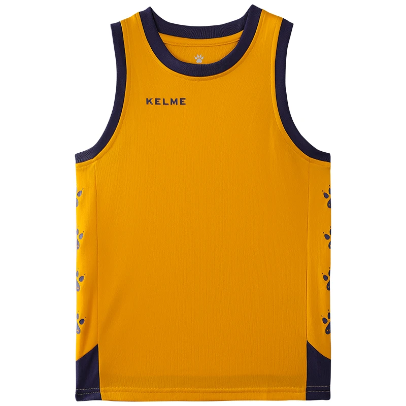 KELME Custom Basketball Jersey Set Kids Professional Training Wear T-shirt Shorts Breathable SportsSuit Team Custom 9152LB3001