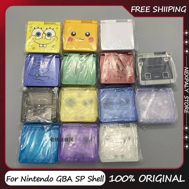 Image of Für Nintendo GBA SP Gehäuse Angepasstes Spielkonsolen-Gehäuse Schnelle Lieferung Spielkonsolen-Zubehör für Gamer