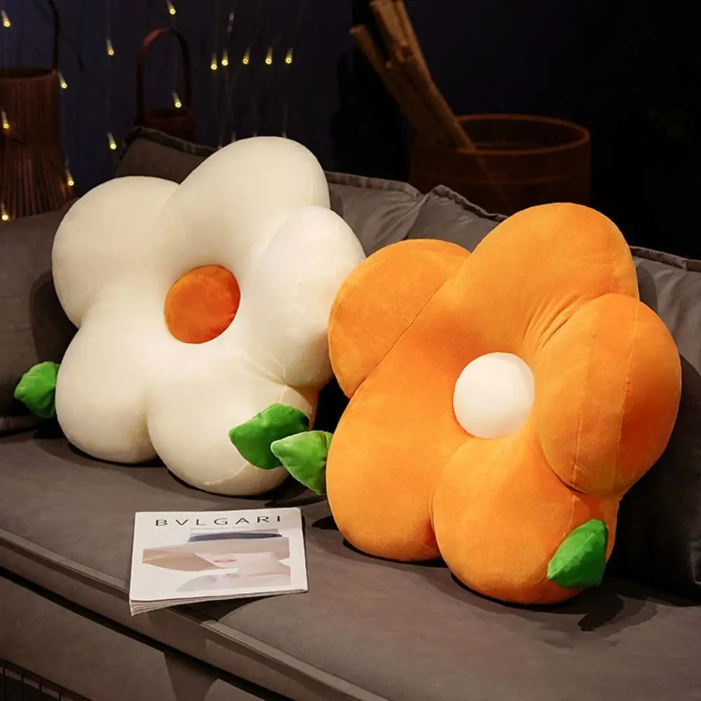 Lovely PP Cotton/Plush Daisy Flower Pillow 5 Colors 40x45CM Pillow Cushion Sunflower Shape Throw Pillow Plush Toys