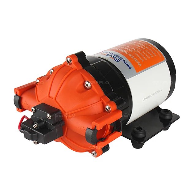 

Micro Mini Industrial Water Diaphragm Pump High Flow Rate 60Psi Car Marine Santoprene Material Low Pressure OEMATV&UTV