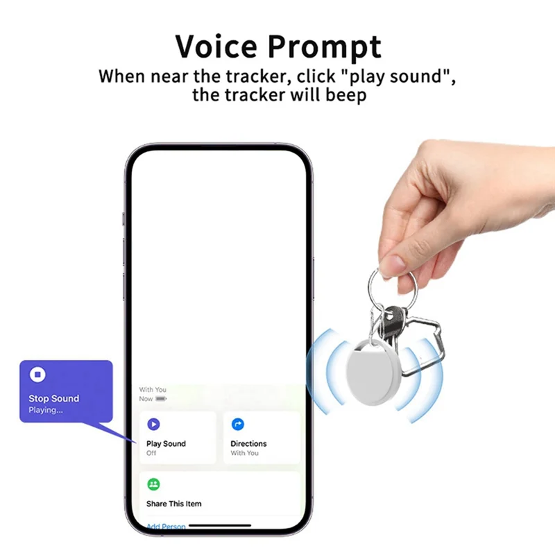 

Для Airtag Anti-Lost Tracker Bluetooth GPS Pet Tracker Smart Anti-Lost Locator для устройства Anti-Lost A-Y18A
