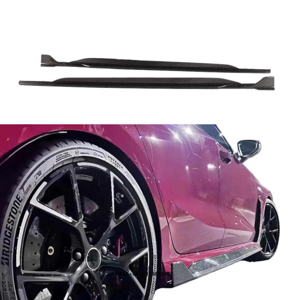 

Car Modification c Dry Carbon Fiber Side Skirt Edge Skirt Edge Turbulence Suitable forAudi RS3 (8Y)
