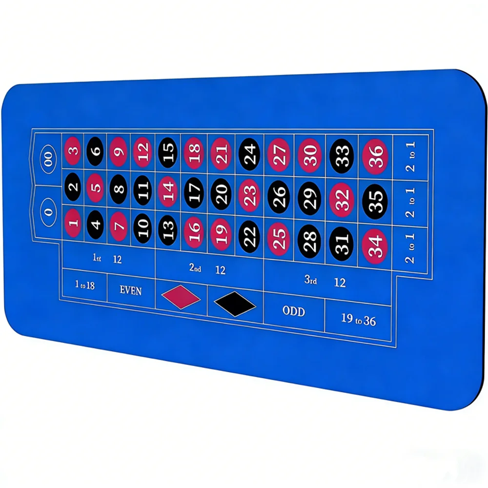 

Профессиональный бесшумный и противоскользящий резиновый коврик для рулетки, настольный коврик для игр, коврик для шахмат и карточных игр, для развлечений