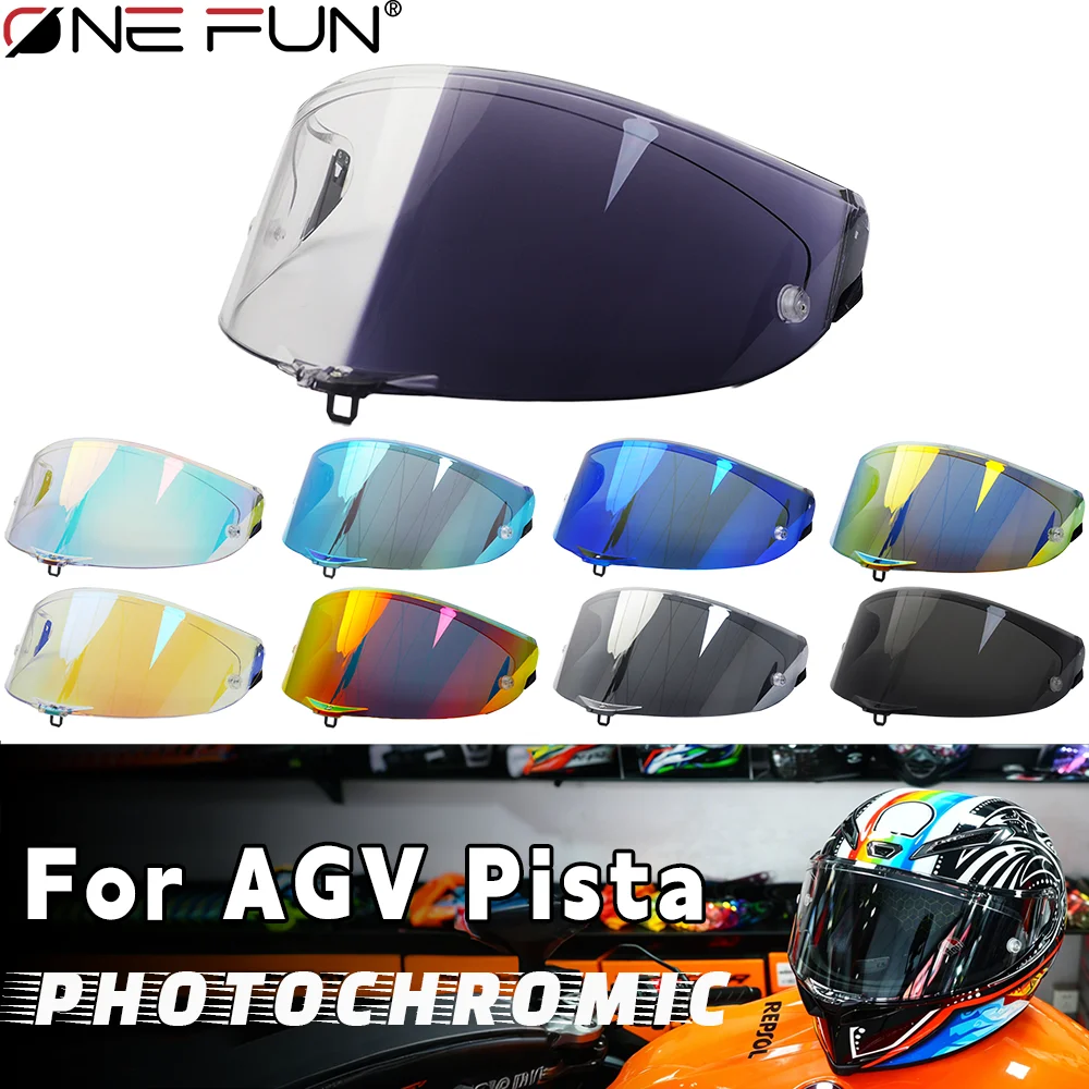 Photochromic motorcycle Helmet lens for AGV PISTA GPR CORSA Replacement shield,Motorcycle accessories