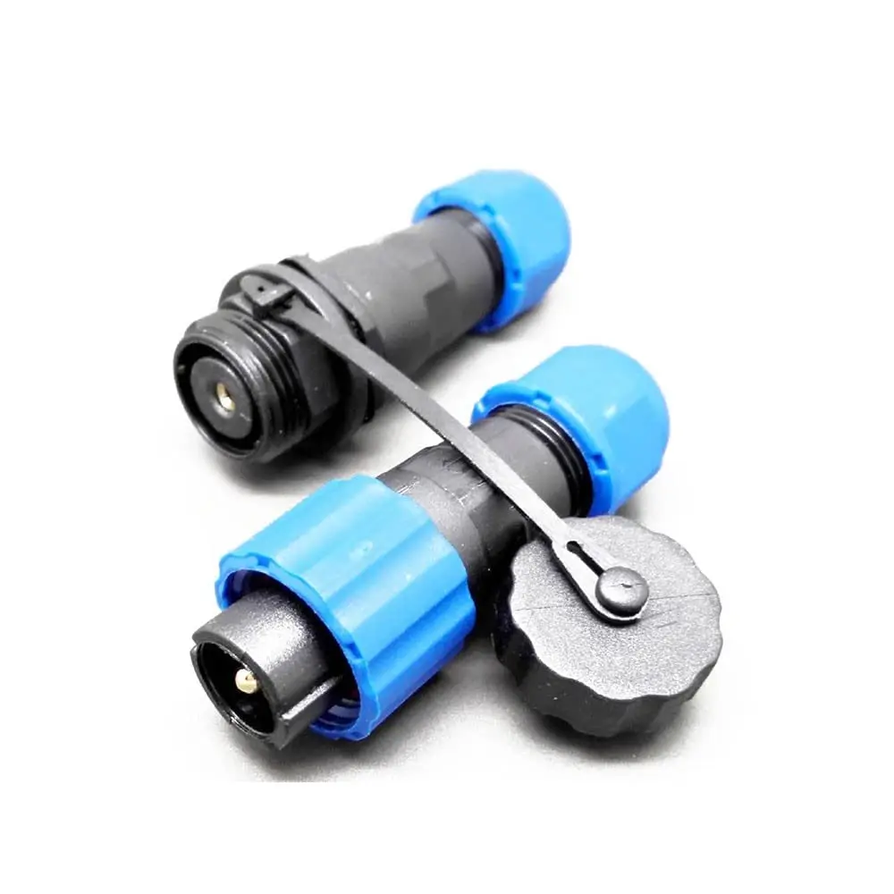 SP13 Male Plug & Female Socket Back Mount Panel 1 pin Aviation Connector — купить у AliExpress WW