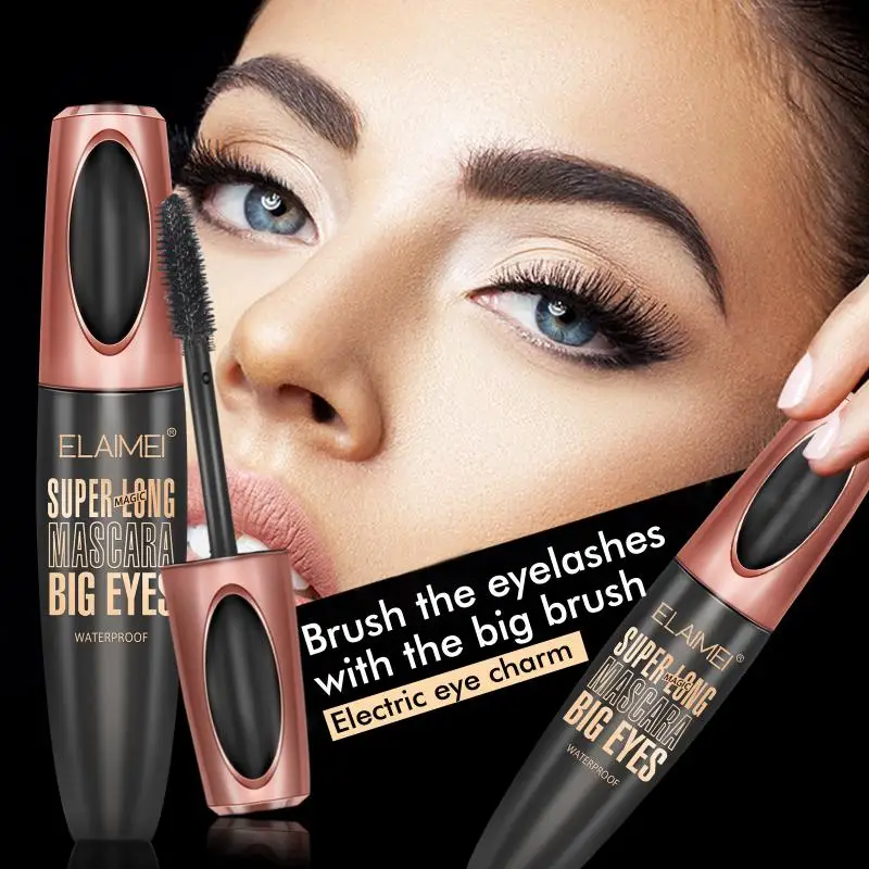 Waterproof 4D Makeup Eyelash Mascara Eyelash Makeup Silk Fiber Lash Extension Long Mascara