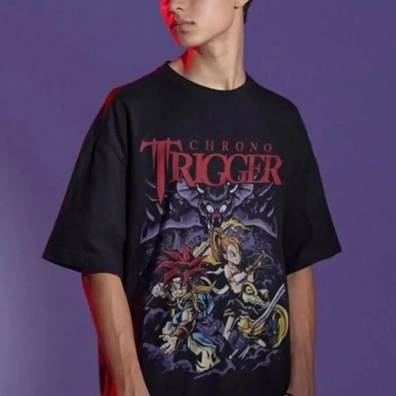 Camiseta unisex Chrono Trigger Retro Gaming Camiseta gráfica Vintage 90s Game Styl