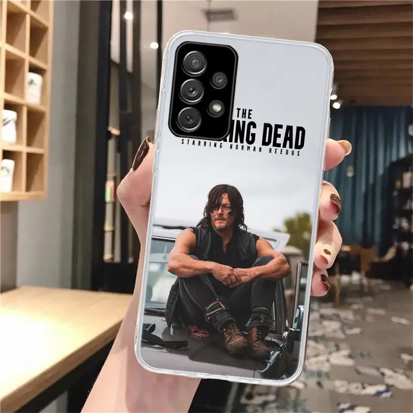 The Walking Dead Daryl Dixon Soft Phone Case For Samsung Galaxy A14 A13 A12 A15 A54 A53 A52 A55 A34 A33 A32 A35 A24 A23 A22 A25