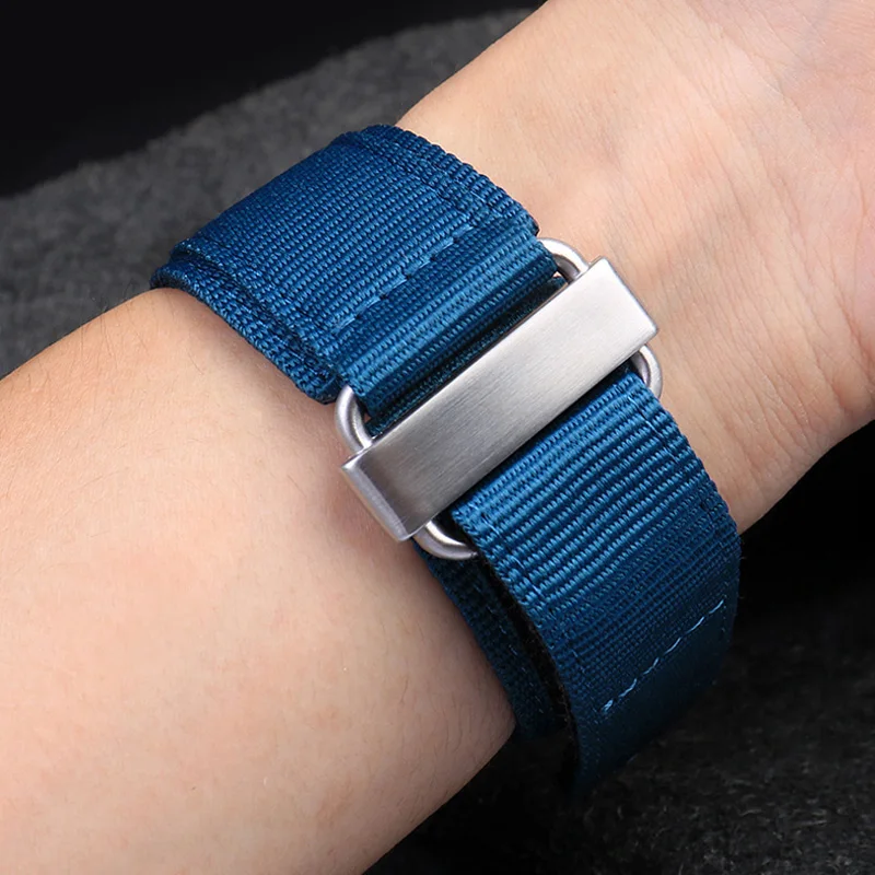 Nylonowy pasek do zegarka do Panerai Breitling Bell & Ross zagęszczony męski nylonowy pasek do zegarka Breitling Breitling pasek tkany 22mm 24mm