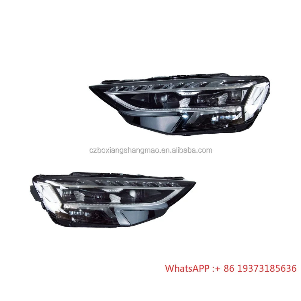 NEW HORCH Style Digital LED Headlights for Audi A8 S8 LED Headlight Upgrade to Horch Headlamp Kit 2019 2020 2021 2022 2023 2024