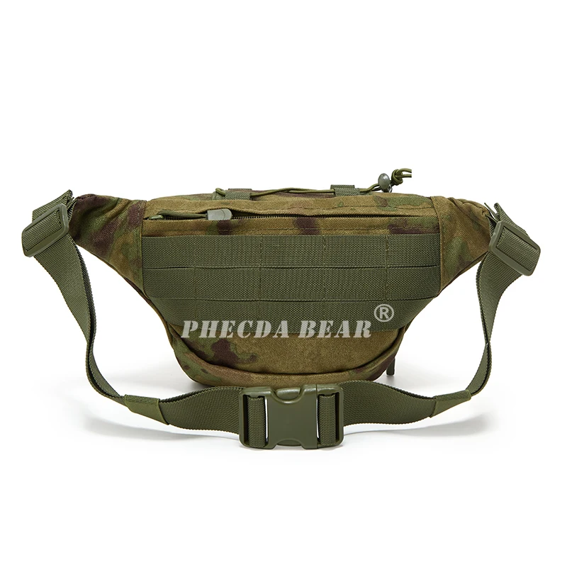 1000D a-tacs fg camouflage waist bag hunting tactical bag cycling cross-body bag fishing waist bag outdoor range bag