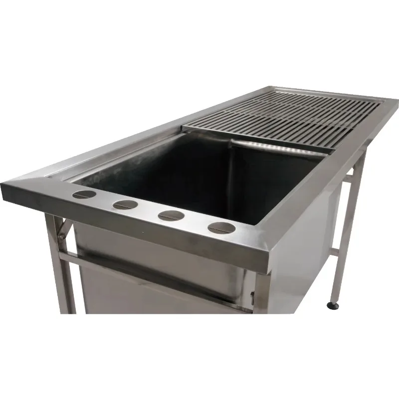 

Cost-Effective Bi-Level Stainless Steel Vet Dental Table – Versatile Veterinary Instrument for Pet Hospitals (Tub Use)