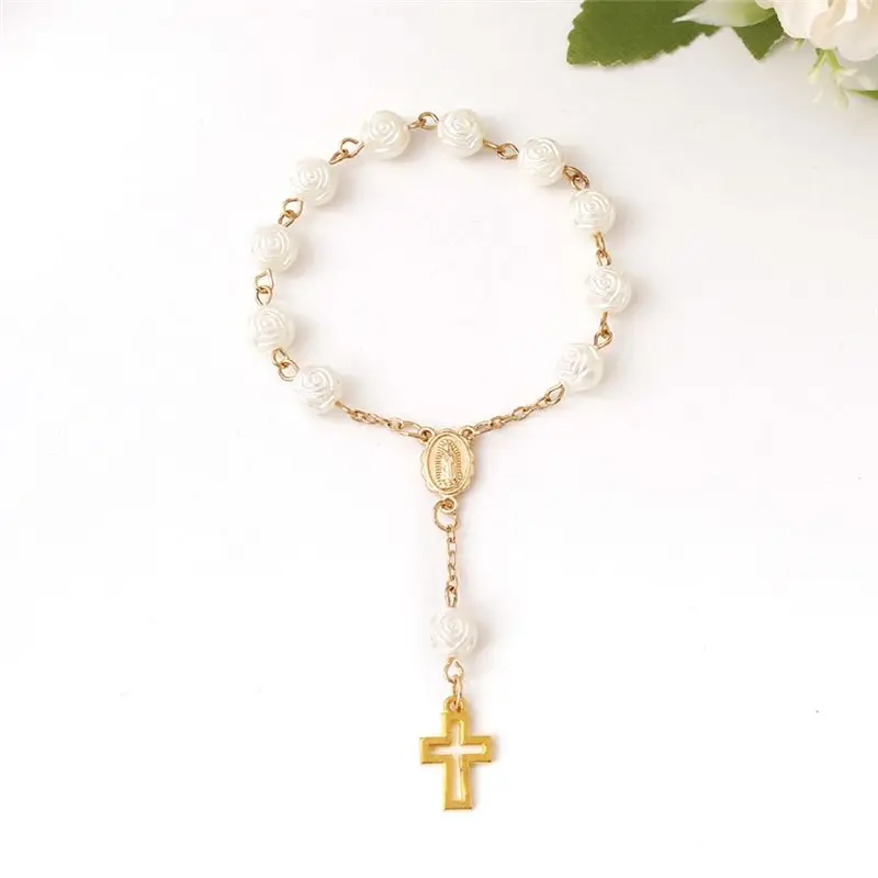 50-pieces-mini-rosaries-acrylic-rosary-beads-with-organza-bags-for-weddings-party-favors-gold