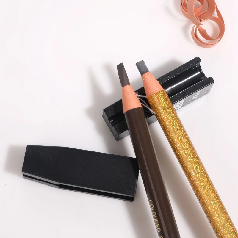 Eyebrow Pencil Sharpener Duckbill Design No Blade Safe 1pc ABS Plastic Beginner-Friendly for Eyeliners Makeup Pencils Essential
