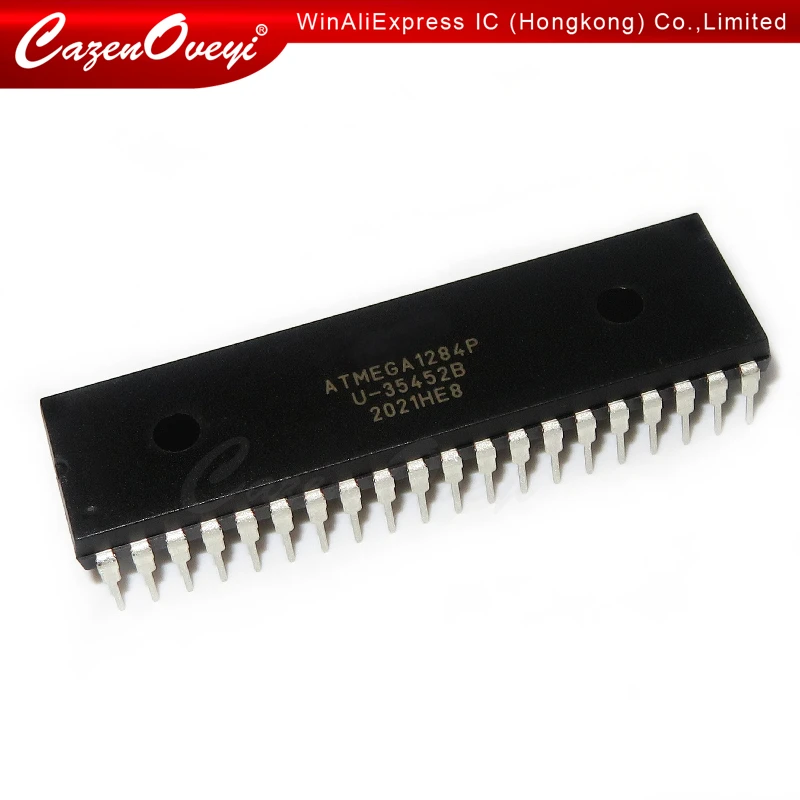 2pcs/lot ATMEGA1284P-PU ATMEGA1284P ATMEGA1284 DIP-40 In Stock