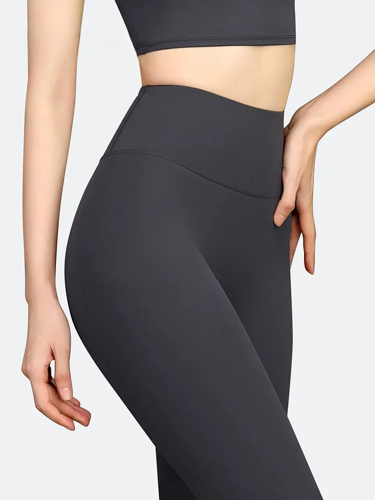 Slimming Yoga Pants Women's Spring Autumn Thin Tight Fit Bla Nine Point Base Layer ark Pants Casual Online Exclusive