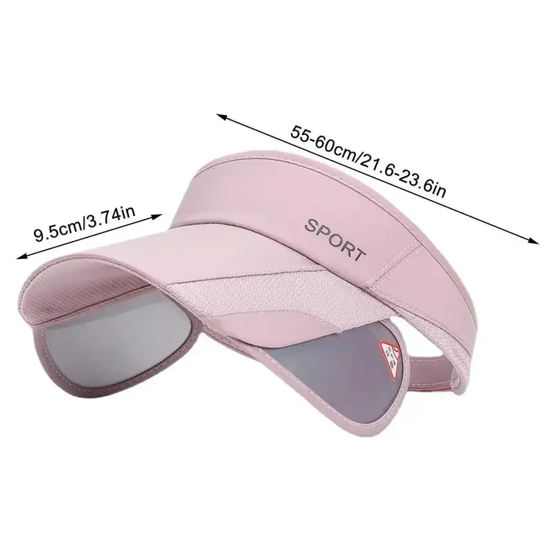 قبعة حاجب الشمس النسائية ، مظلة ركوب الدراجات للسيدات ، في الهواء الطلق ، قبعات واقية ، تنس ، جولف ، جري ، صيد الأسماك ، المشي لمسافات طويلة ، الركض ، الصيف