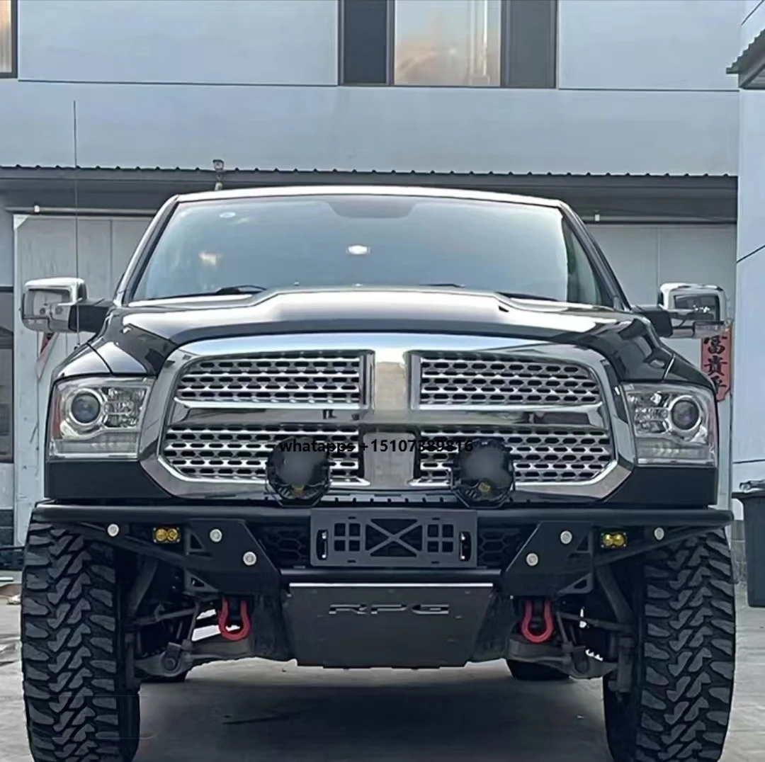 

2013-2017 for Ram Tyrant Front Bumper Stylish Off-Road Bumper Safe Impact-Resistant Protection Damage-Free Installation Auto