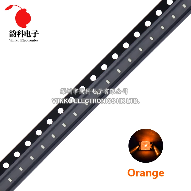 100pcs 0402 SMD LED White Red Blue Yellow Green Orange Warm White RGB Light Emitting Diode