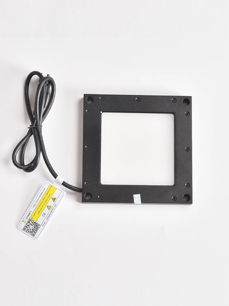 High Uniform Square Side‑Lit LED Backlight Adjustable Vision Light for Industrial Camera Glass Scratch & PCB Defect Inspection