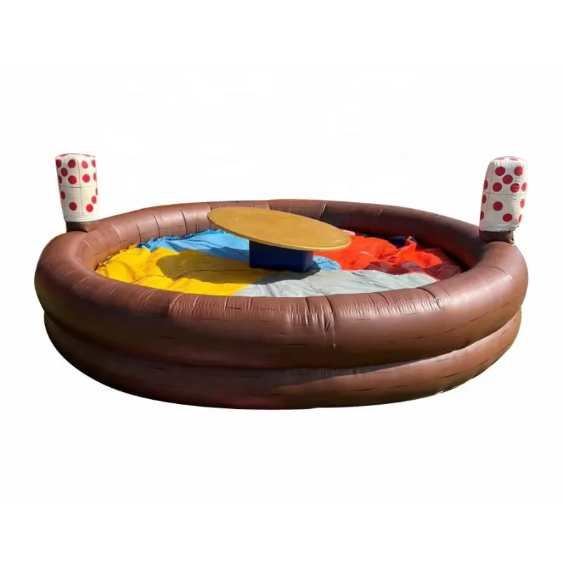 Indoor/outdoor  Mechanical Rodeo Vegas Roulette Mechanical Rodeo Roulette Wheel for Party Inflatable Mechanical Roulette Disc