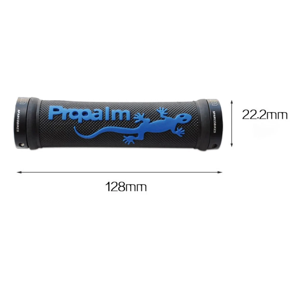 Propalm Mountain Road Bicycle Grips Straight Handles Rubber Aluminum Double Side Lock-on Bike Grips Cover Riding Equipment