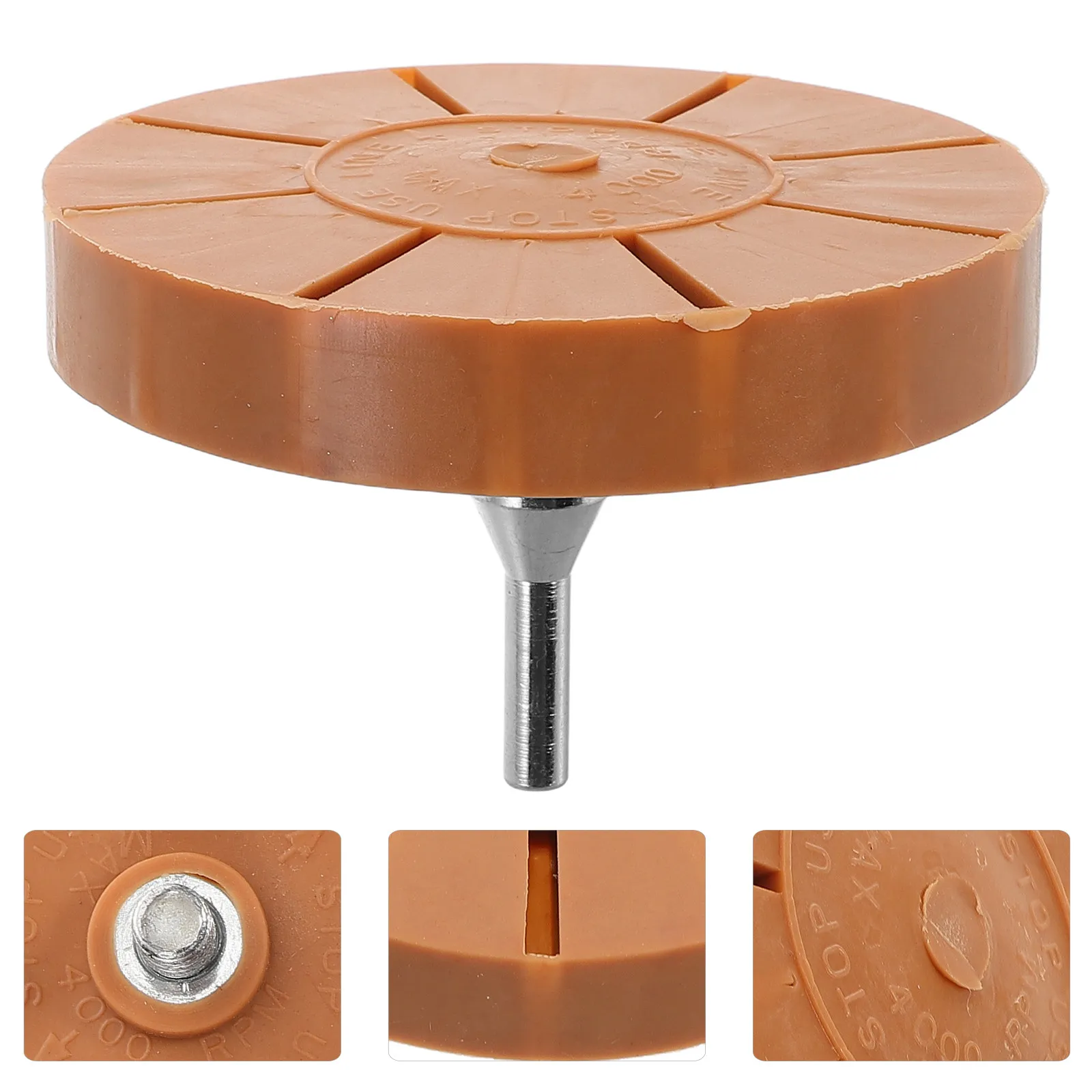 Pneumatic Eraser Wheel Adhesive Remover High-Efficiency Decal Removal Tool for Car Sticker Paint Surface Safe Use
