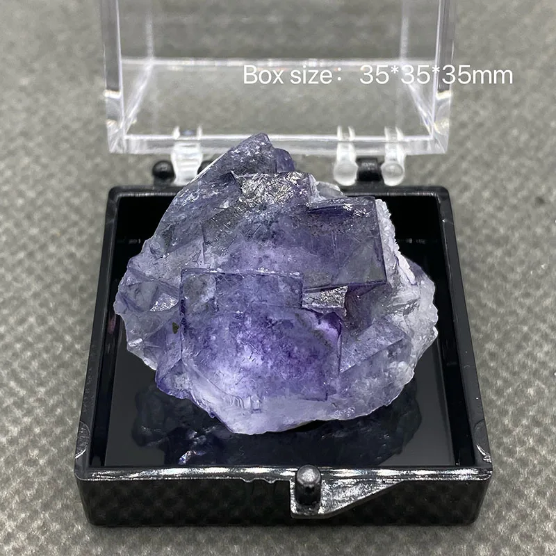 

100% Natural China Yao gang Xian Fluorite Crystal Rough Quartz + Box size:35*35*35cm