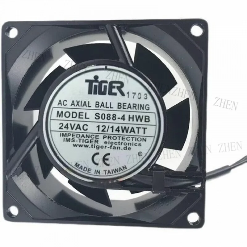 

Y FOR TIGER S088-4HWB AC24V 12/14WATT 8038 8CM Cooling Fan