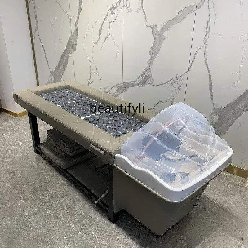 

Shampoo Chair Water Circulation Head Treatment Bed Fumigation Moxibustion Bed Barber Shop Ear Cleaning Bed