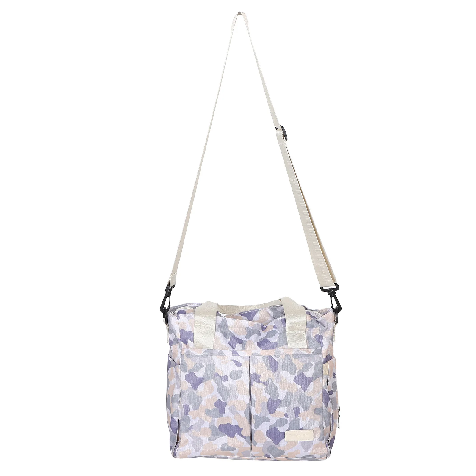 Borsa tote per mamma Borsa per pannolini per bambini multifunzione leggera di grande capacità Borsa per ospedale da viaggio con separazione asciutto e bagnato