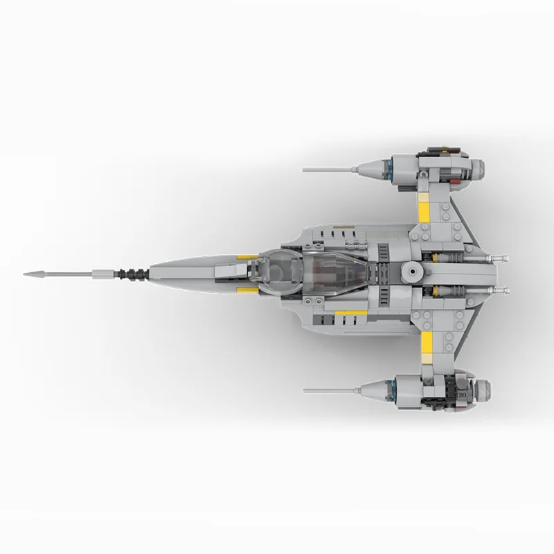 MOC-102880 Niestandardowy model cegły – Mandalorian N1 Starfighter dla dzieci w wieku od 12 lat 482 szt.
