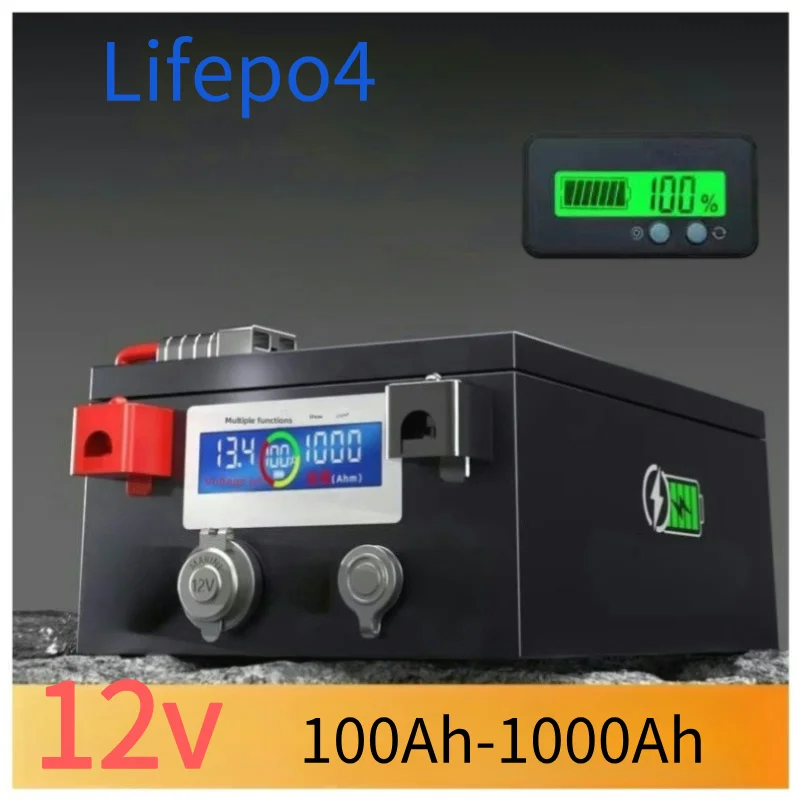 

Lifepo4 12 В литиевая аккумуляторная батарея 100–1000 Ач для автодома с внедорожным ИБП — аккумулятор энергии большой емкости для наружного использования