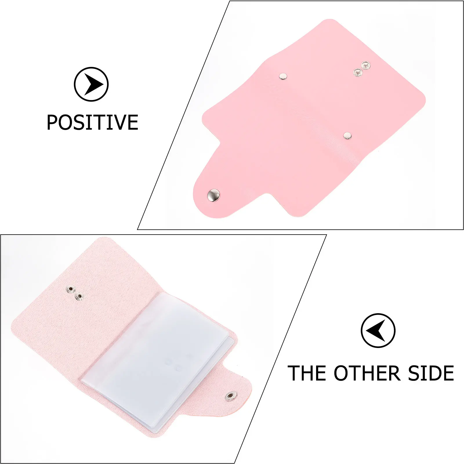 1Pcs Nail Stamping Plate Bag Compact Nail Art Plates Holder with Easy Buckle Closure 20 Protected Slots for Manicure Steel