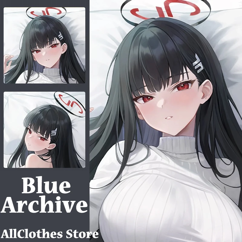 

Синий архив Tsukatsuki Rio Dakimakura, чехол для подушки в стиле аниме, отаку, подарок подруге, Waifu, обнимающая подушка для тела, наволочка