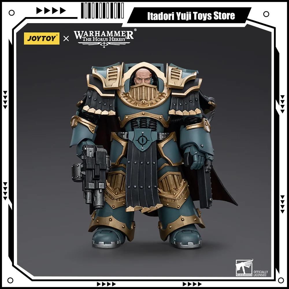 JOYTOY Warhammer 40k 1/18 Action Figures Sons of Horus Legion Praetor in Cataphractii Terminator Armour Collection Anime Model